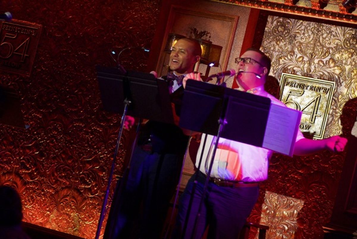 ''Everything Old Is New Again (Reprise)'' - Music by David Christensen & Lyrics by Sarah Ziegler. Pictured: William Cortez-Statham and Jamison Daniels. at 