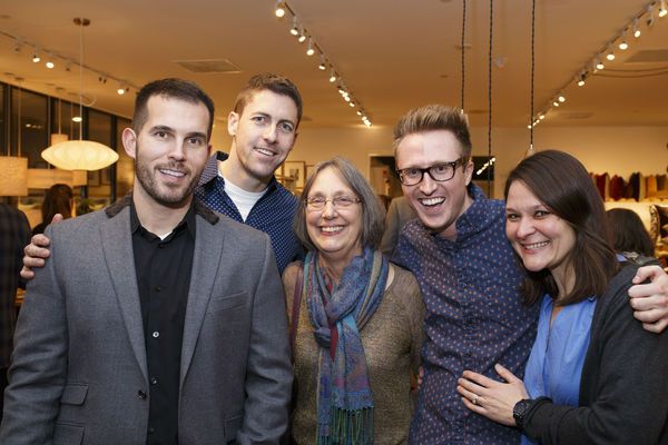 Ben Sprunger, Erik Burns, Cody Estle, Rita Vreeland, Barbara Roeder-Harris Photo