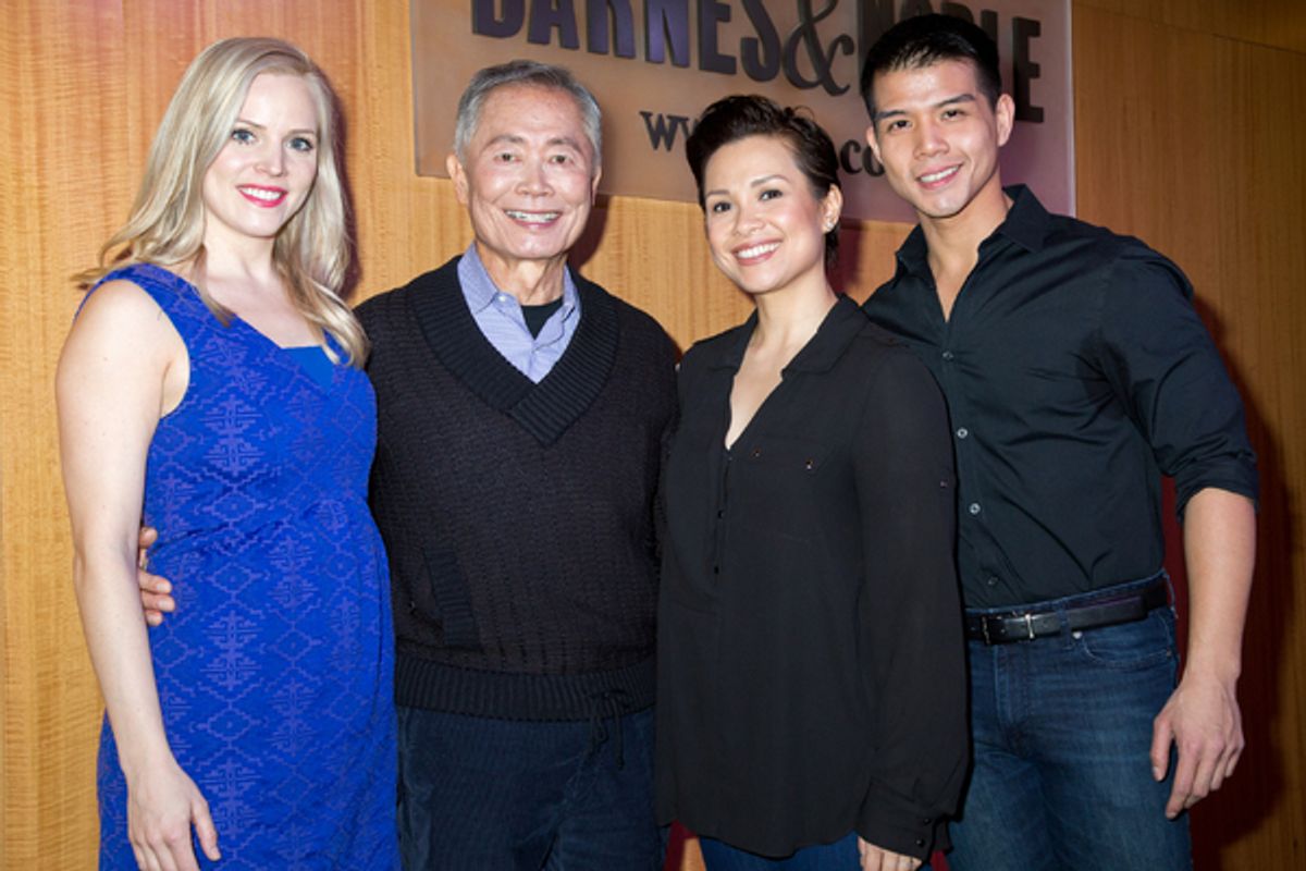Katie Rose Clarke, George Takei, Lea Salonga, Telly Leung at 