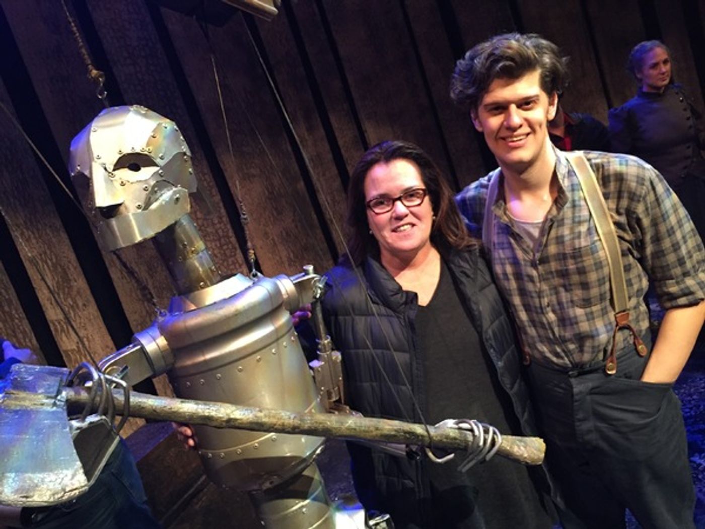 Photo Flash: Rosie O'Donnell Stops by THE WOODSMAN  Image