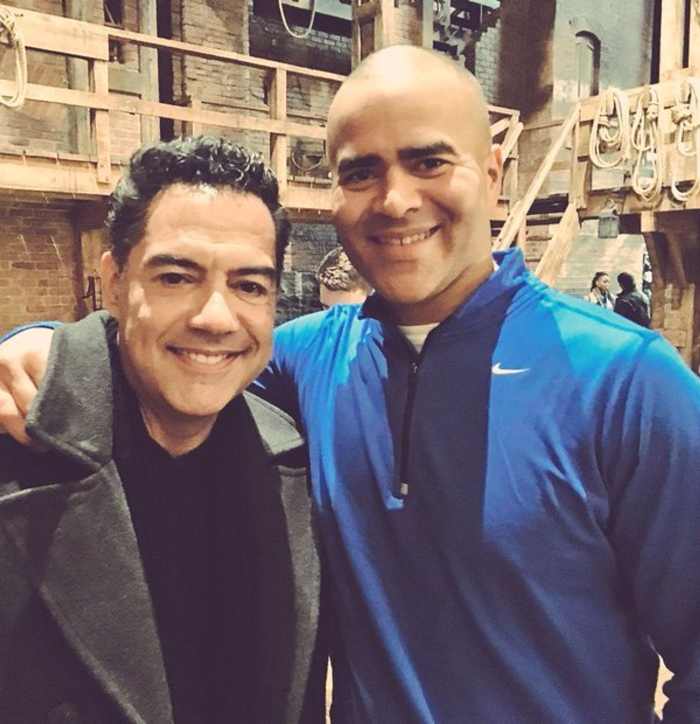Photo Flash: Atencion! IN THE HEIGHTS' Christopher Jackson and Carlos Gomez Reunite at the Richard Rodgers  Image