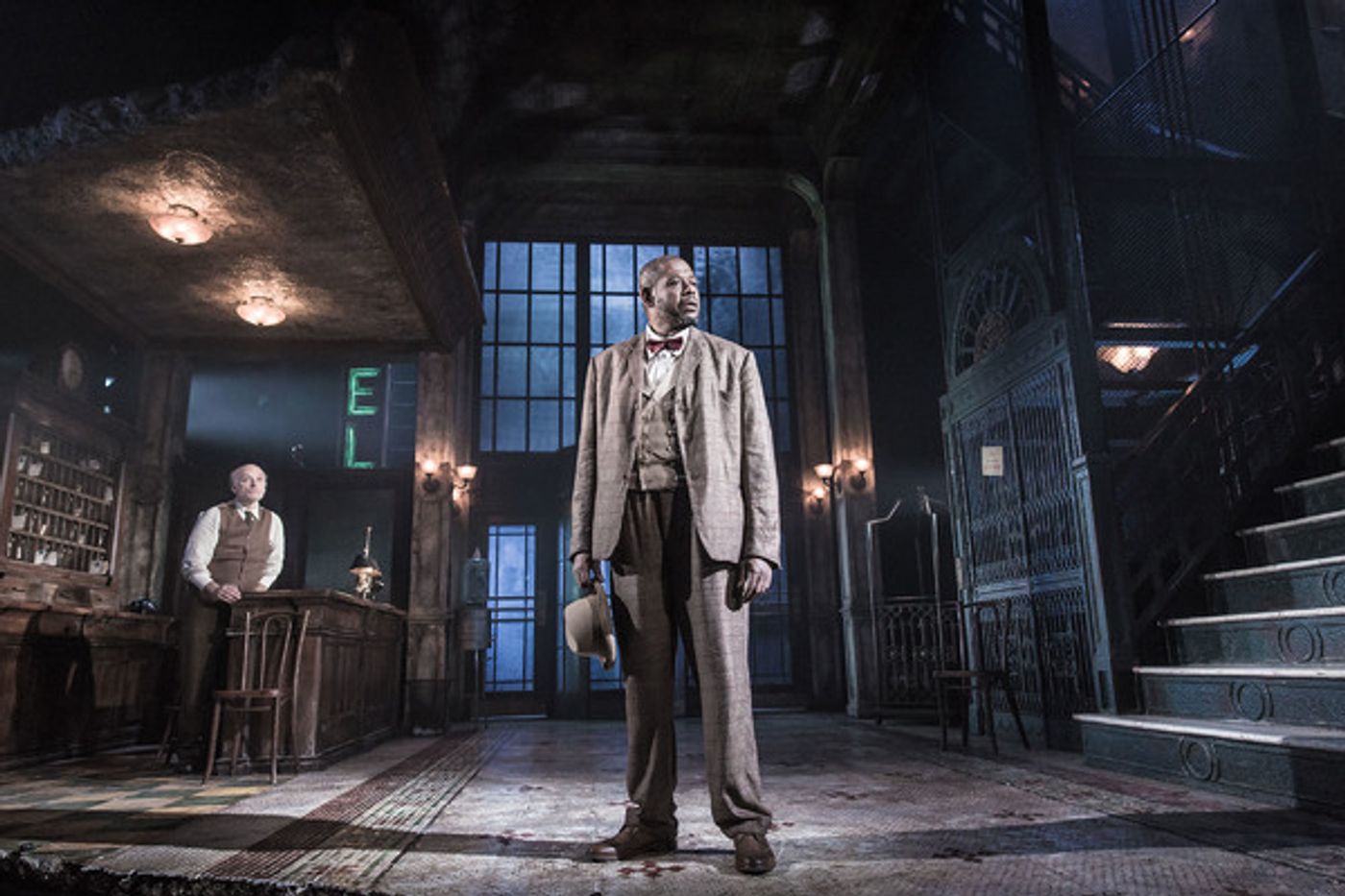 Photo Flash: First Look at Forest Whitaker & Frank Wood in HUGHIE; Previews Begin Tonight!  Image