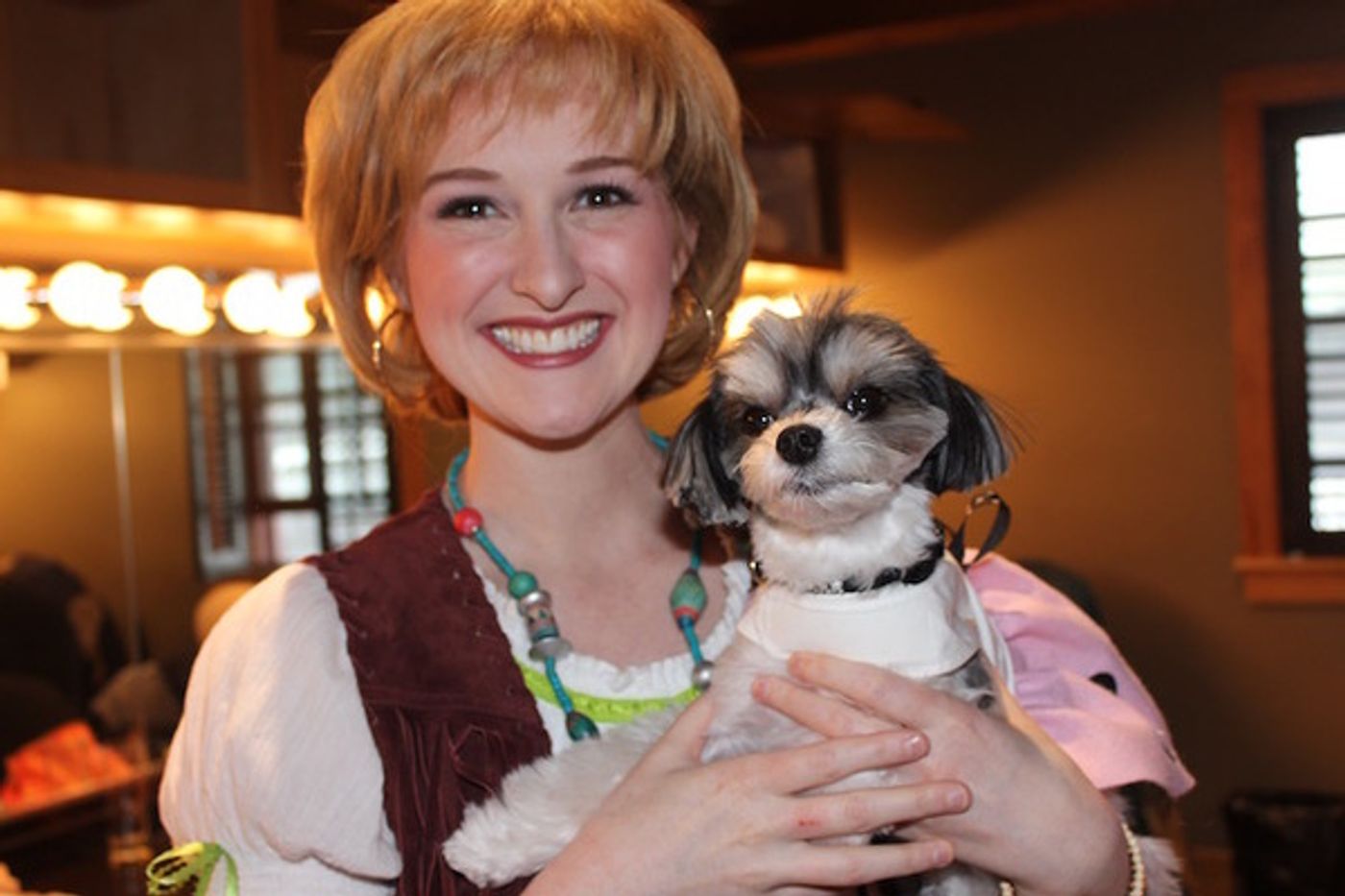 Photo Flash: Tinkerbelle the Dog Visits A TASTE OF THINGS TO COME at Bucks County Playhouse  Image
