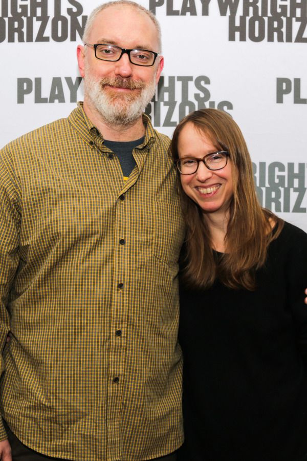 Director Ken Rus Schmoll and playwright Anne Washburn Photo