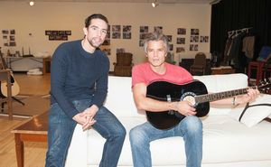 Keith Nobbs and Timothy Olyphant @ BroadwayWorld Keith Nobbs and Timothy Olyphant Photo