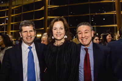 Playwright Anthony Giardina, Margaret Colin (Hester Ferris) and Ralph Neas Photo