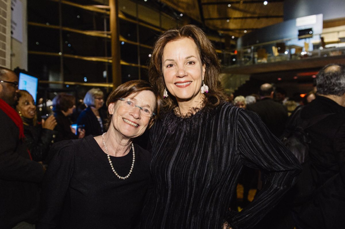 Cast members Ann McDonough (Jean Swift) and Margaret Colin (Hester Ferris)  at 