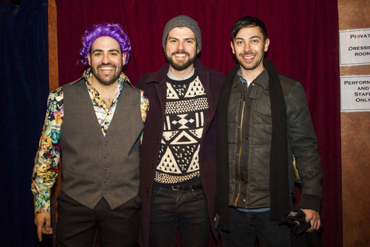 David Davila, Srda Vasiljevic and Blake Silver at 