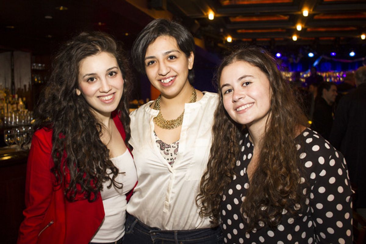 Emilie Mirvis, Lillian Andrea De Leon and Jenna Bordy at 