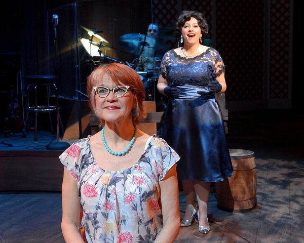 Susann Fletcher as Louise Seger (front) and Erin McCracken as Patsy Cline (back) Photo