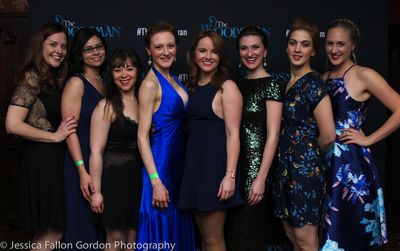 The Ladies of The Woodsman: Co- Claire Karpen, violinist Naomi Florin, Meghan St. Tho Photo