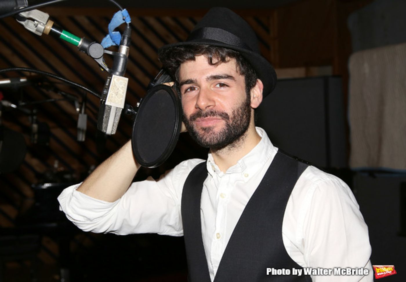 Photo Coverage: In the Recording Studio with the Cast of FIDDLER ON THE ROOF!  Image