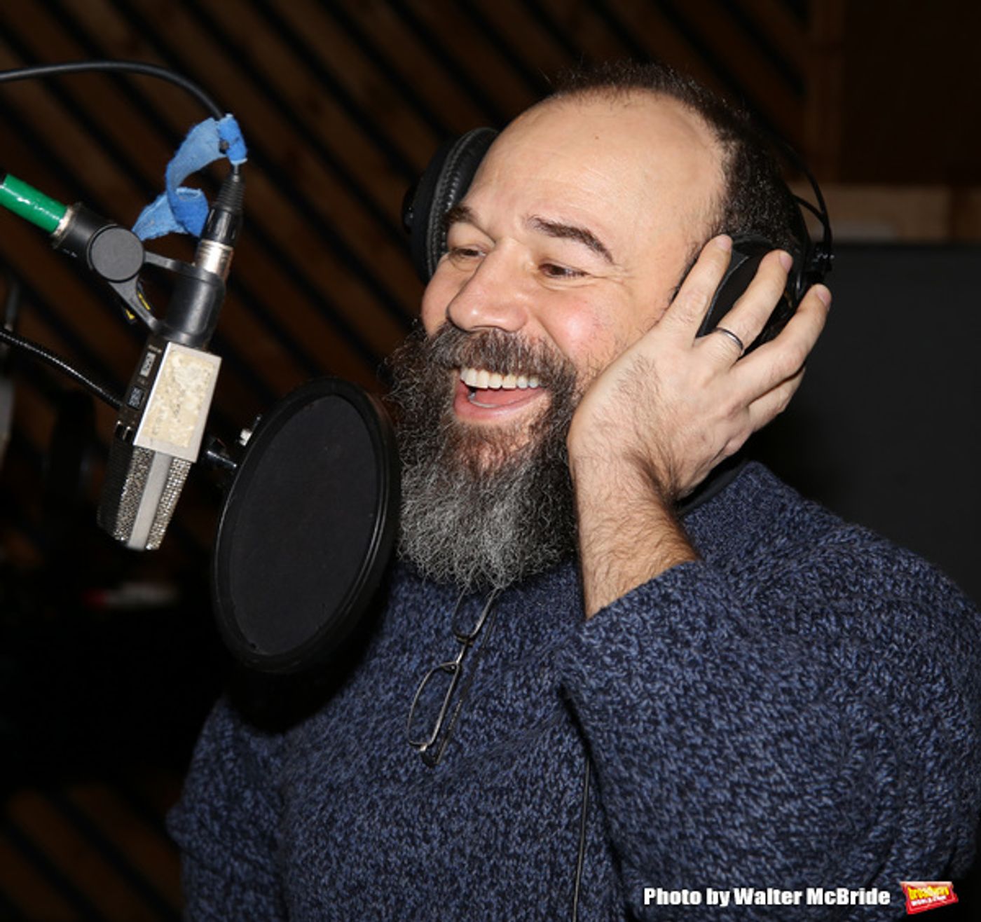 Photo Coverage: In the Recording Studio with the Cast of FIDDLER ON THE ROOF!  Image