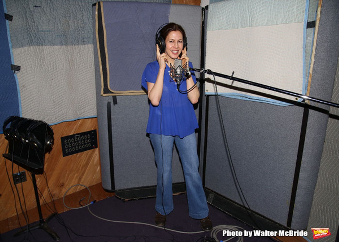Photo Coverage: In the Recording Studio with the Cast of FIDDLER ON THE ROOF!  Image