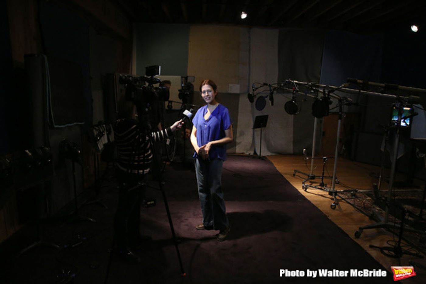 Photo Coverage: In the Recording Studio with the Cast of FIDDLER ON THE ROOF!  Image