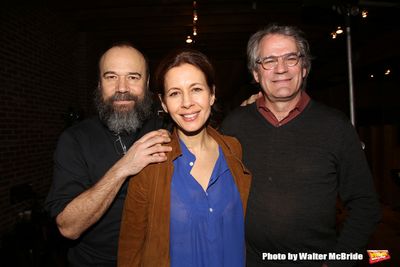 Danny Burstein, Jessica Hecht and Bartlett Sher  Photo