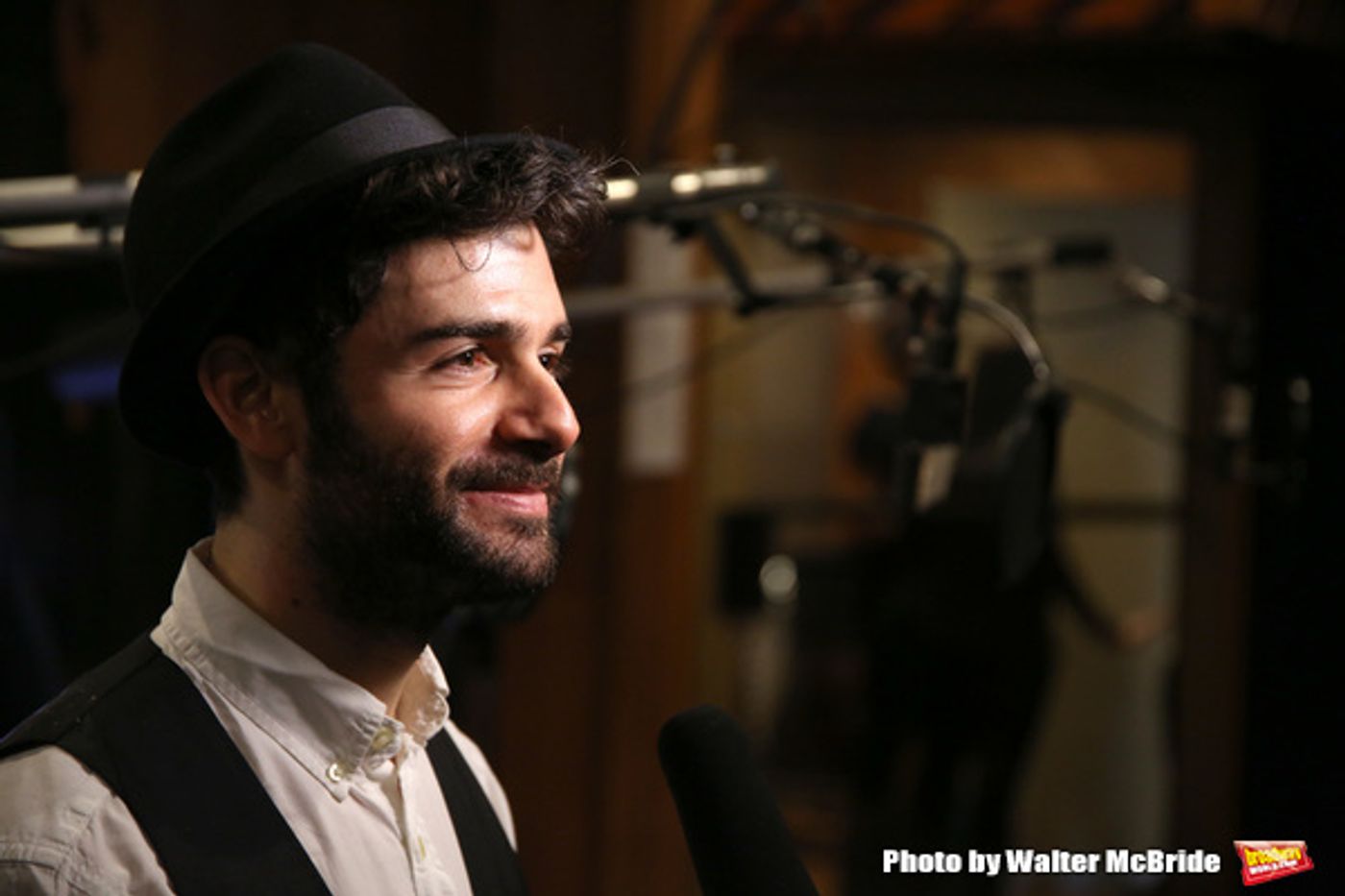 Photo Coverage: In the Recording Studio with the Cast of FIDDLER ON THE ROOF!  Image