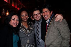 Maria-Christina Oliveras, Tonya Pinkins, Christopher Oscar PenÌ'a and Pun Bandhu  Photo