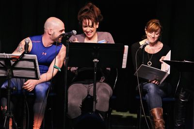 Eddie Capuano, Lesli Margherita & Kate Wetherhead. Photo