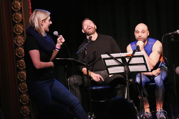 Laura Heywood, with Jim Newman & Eddie Capuano. Photo
