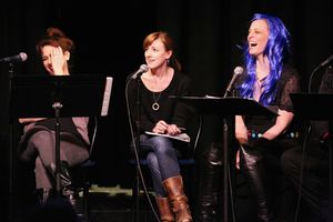 Lesli Margherita, Kate Wetherhead & Hank Morris. Photo