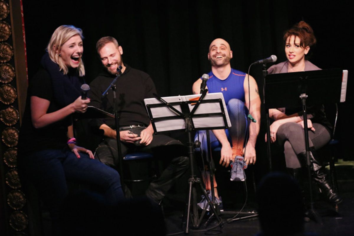 Laura Heywood, with Jim Newman, Eddie Capuano & Lesli Margherita. at 