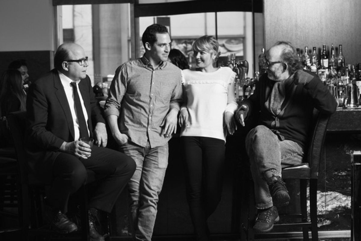 Michael Pemberton, Anthony Comis, Susannah Hoffman, and Max Baker at 