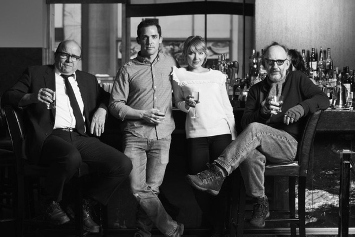 Michael Pemberton, Anthony Comis, Susannah Hoffman, and Max Baker at 