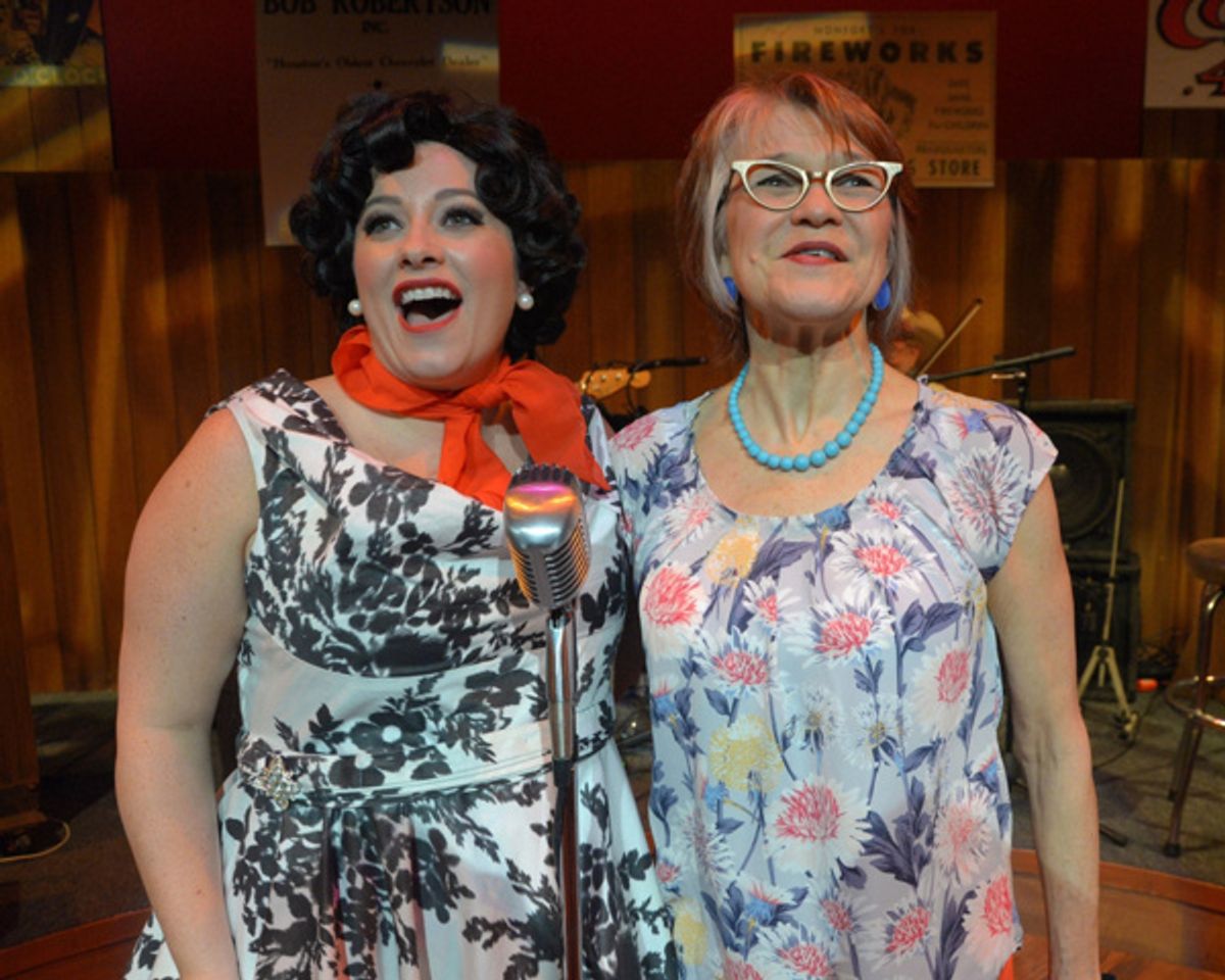 Erin McCracken as Patsy Cline and Susann Fletcher as Louise Seger  at 