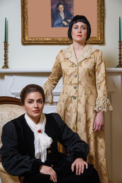Laurel Semerdjian as Gertrude Stein and Adelaide Boedecker as Alice Toklas Photo