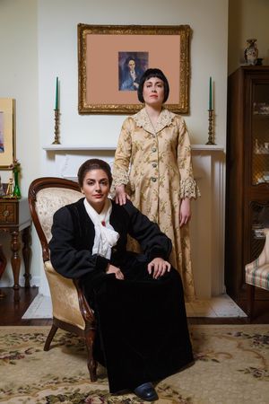 Laurel Semerdjian as Gertrude Stein and Adelaide Boedecker as Alice Toklas @ BroadwayWorld Laurel Semerdjian as Gertrude Stein and Adelaide Boedecker as Alice Toklas Photo