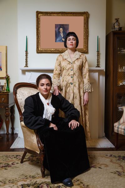 Laurel Semerdjian as Gertrude Stein and Adelaide Boedecker as Alice Toklas Photo