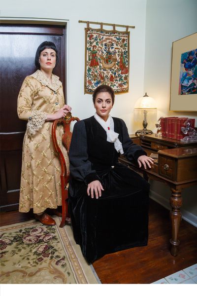 Adelaide Boedecker as Alice Toklas and Laurel Semerdjian as Gertrude Stein Photo
