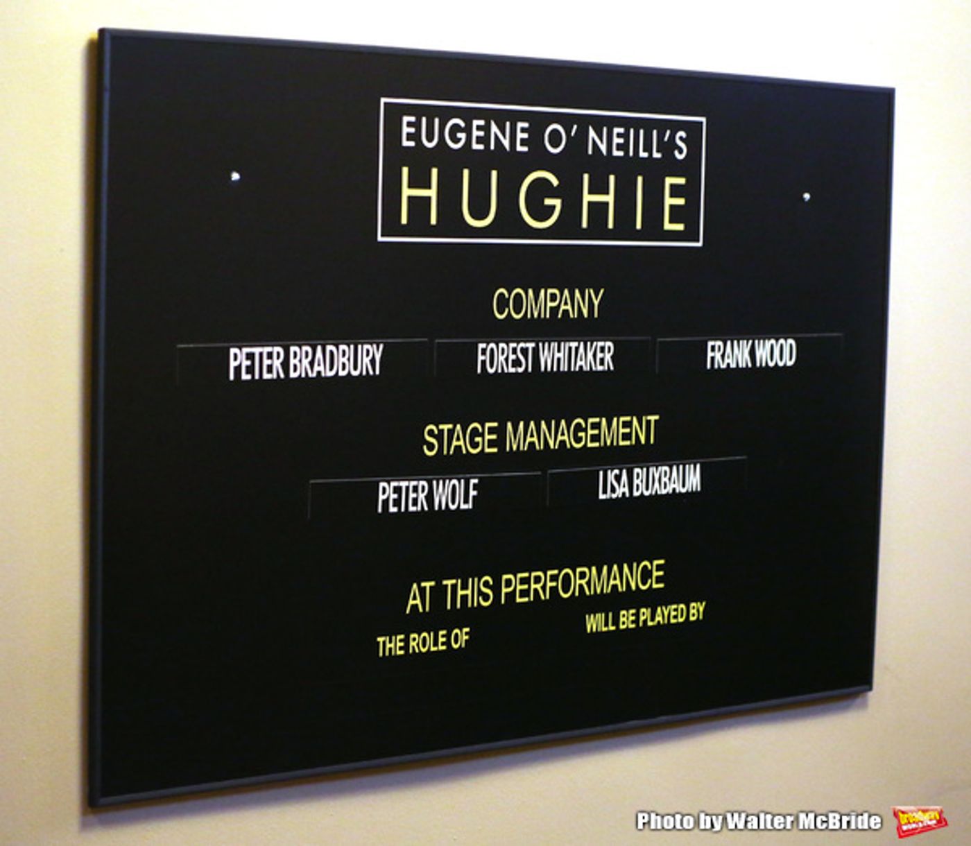 Photo Coverage: Forest Whitaker Takes First Broadway Bows in HUGHIE  Image