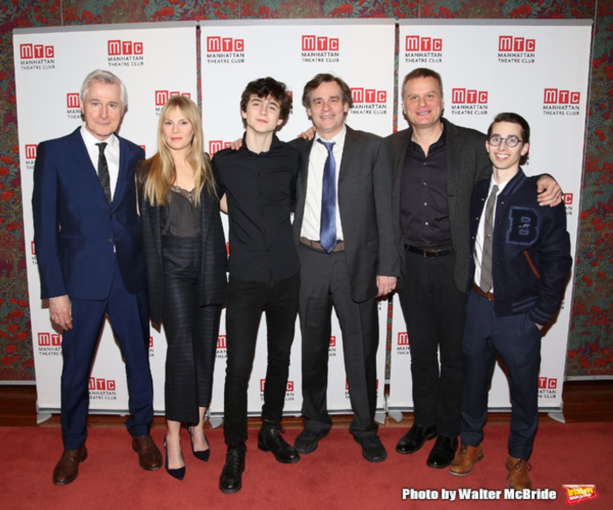John Patrick Shanley, Annika Boras, Timothee Chalamet, Robert Sean Leonard, Chris McGarry and David Potters  at 