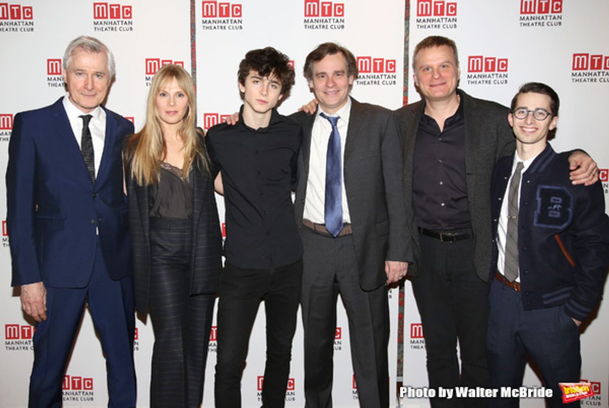 John Patrick Shanley, Annika Boras, Timothee Chalamet, Robert Sean Leonard, Chris McGarry and David Potters  at 