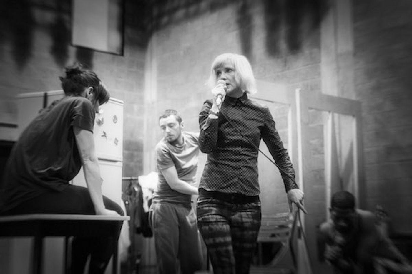 Photo Flash: Jane Horrocks and Company in Rehearsal for IF YOU KISS ME, KISS ME at the Young Vic  Image