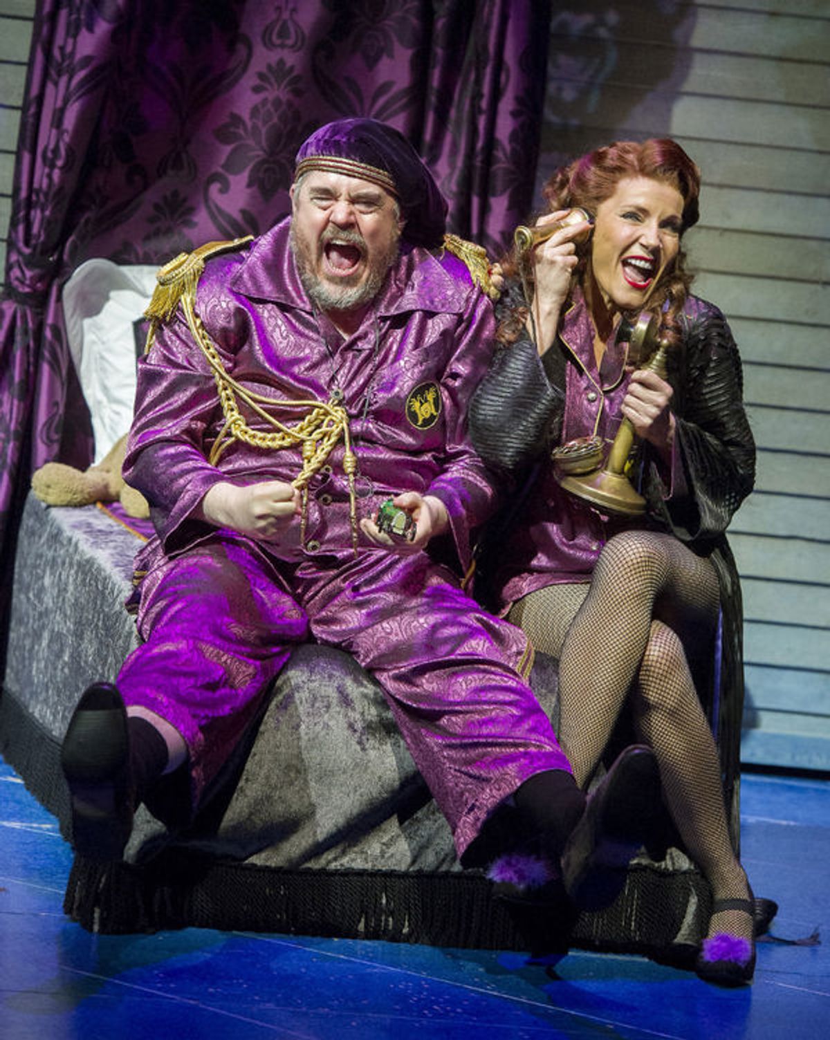 Phill Jupitus and Michelle Collins at 