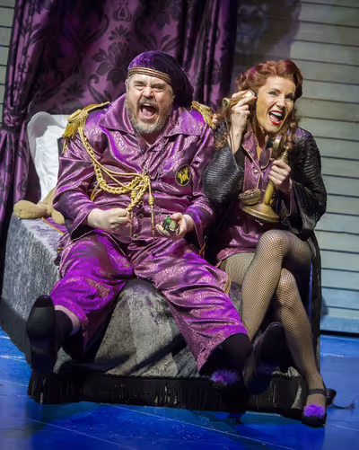 Phill Jupitus and Michelle Collins Photo