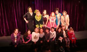 PAUL PECORINO, RITA McKENZIE, JENNIFER DIAMOND, TORI MURRAY, KIM MARESCA, and ANDREA McCULLOUGH with students from Columbia Grammar & Preparatory School @ BroadwayWorld PAUL PECORINO, RITA McKENZIE, JENNIFER DIAMOND, TORI MURRAY, KIM MARESCA, and ANDREA Photo