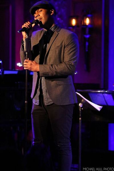 J. Daughtry singing 'Because of You' Photo