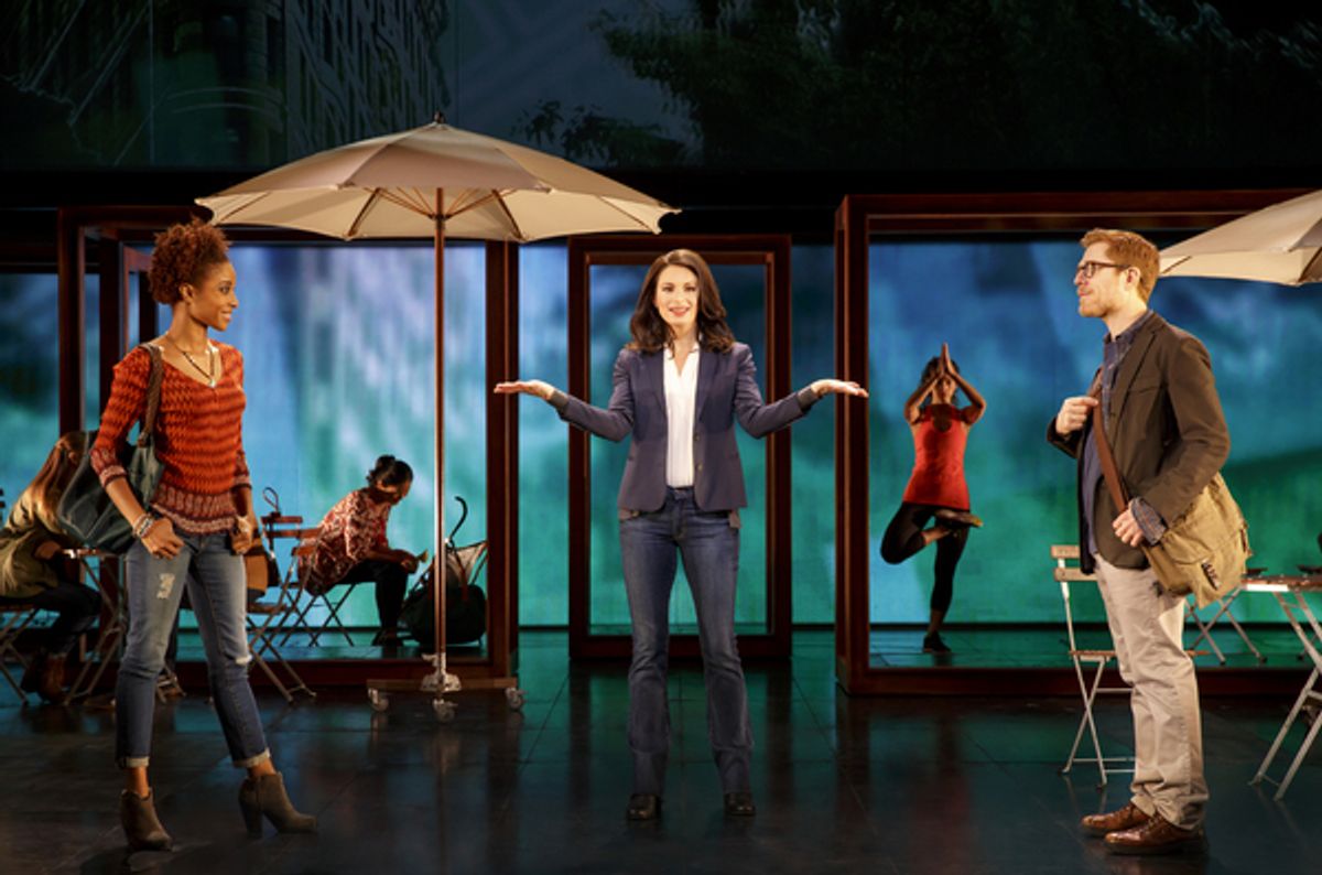 Tamyra Gray, Jackie Burns and Anthony Rapp at 