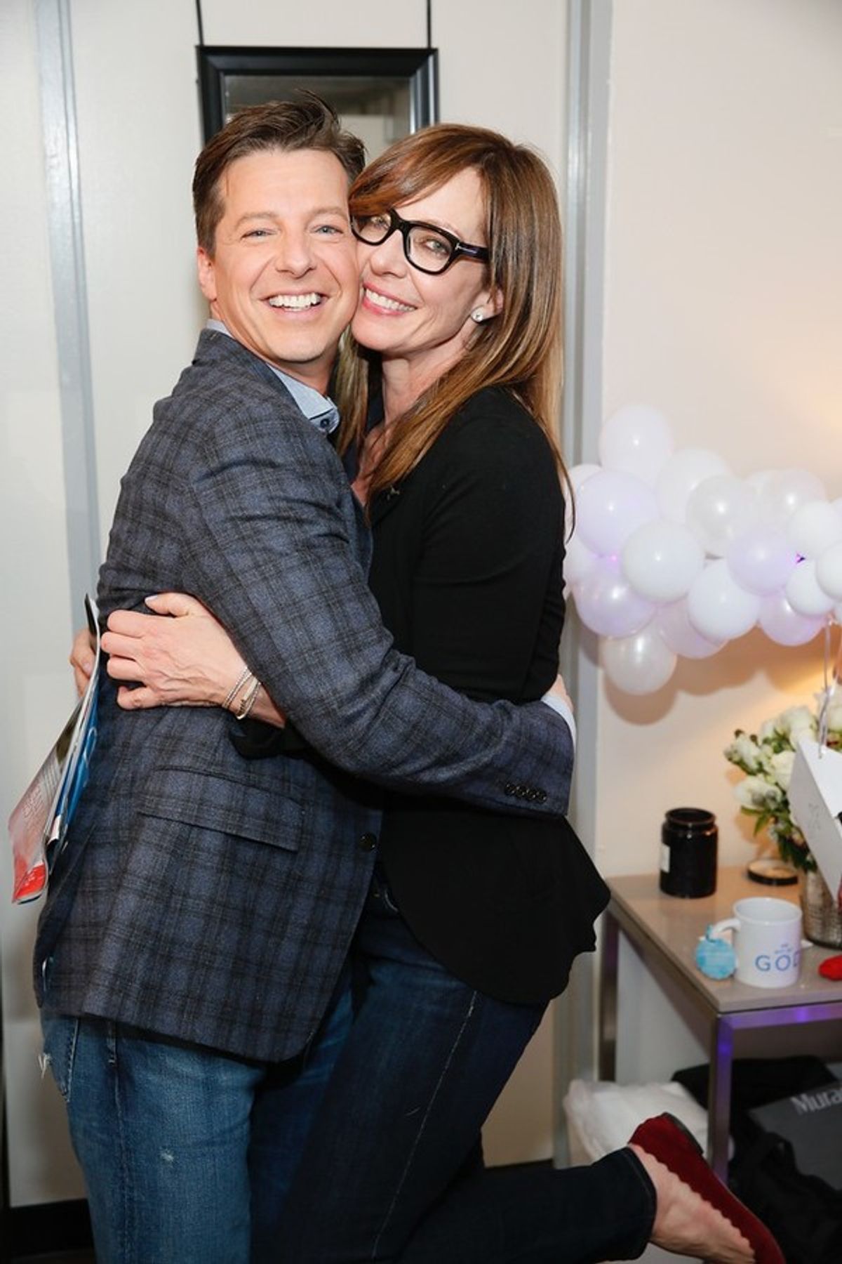 Sean Hayes, Allison Janney at 