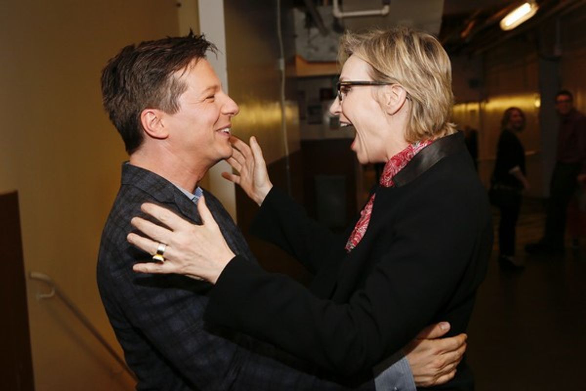 Sean Hayes, Jane Lynch at 