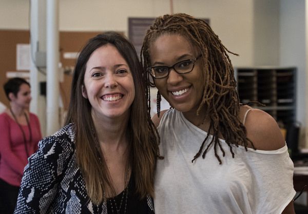CTG Associate Producer Lindsay Allbaugh and Dinora Z. Walcott Photo