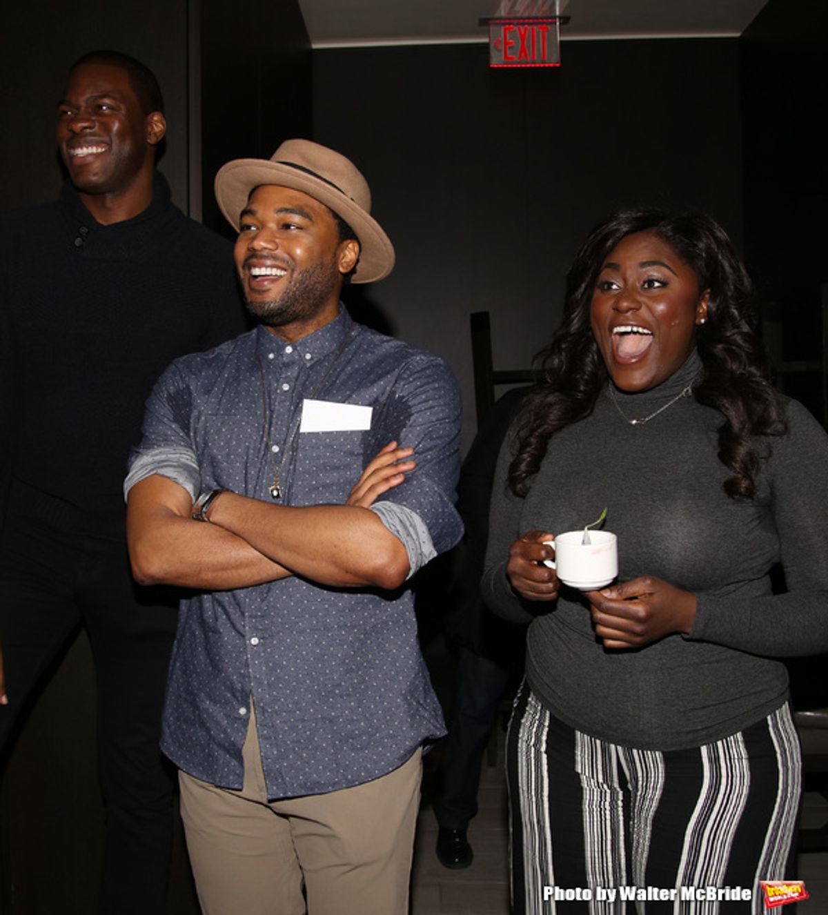 Kyle Scatliffe, Grasan Kingsberry and Danielle Brooks  at 
