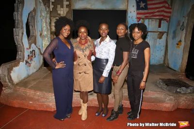 Saycon Sengbloh, Akosua Busia, Lupita Nyong'o, Zainab Jah and Pascale Armand. Photo C Photo