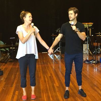Sutton Foster and Aaron Tveit Photo