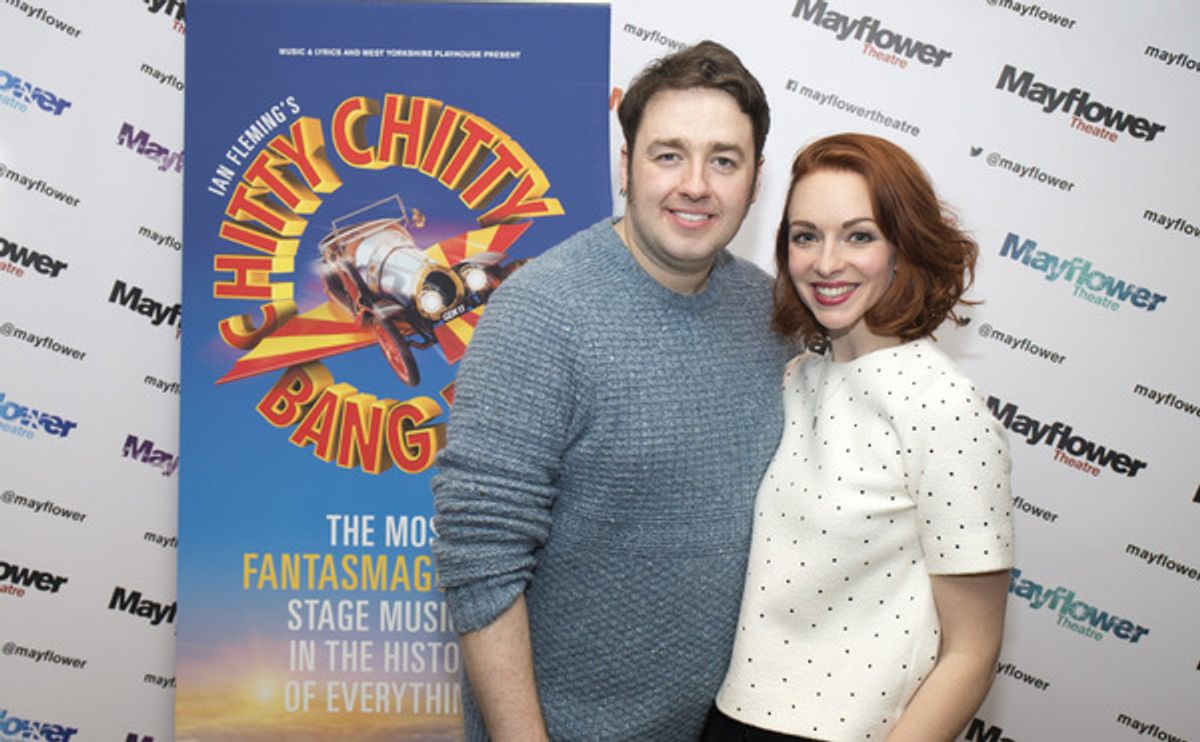 Jason Manford, Amy Griffiths at 