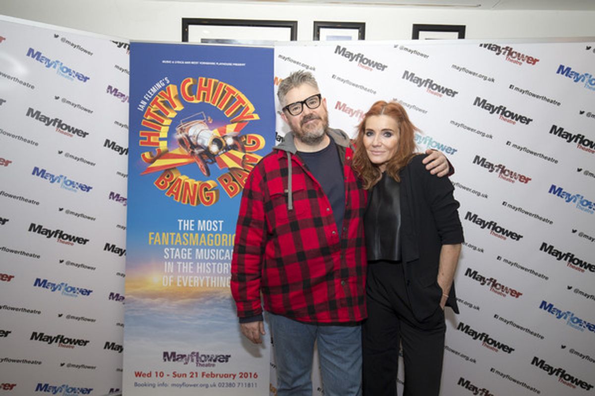 Phill Jupitus, Michelle Collins at 